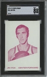 1972 Topps #34 Jim Fox 9 card progressive proof.